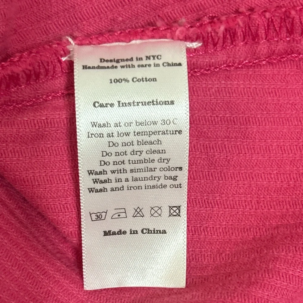 Shiny by Nature Pink Corduroy Button-Up Jacket with Hearts - Picture 10 of 10